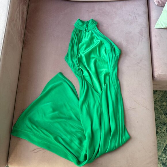 Meshki Dresses & Skirts - Green Backless Meshki Maxi Dress